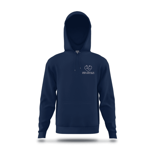 Unisex Cotton Hoodie Stack Logo Edition - Navy