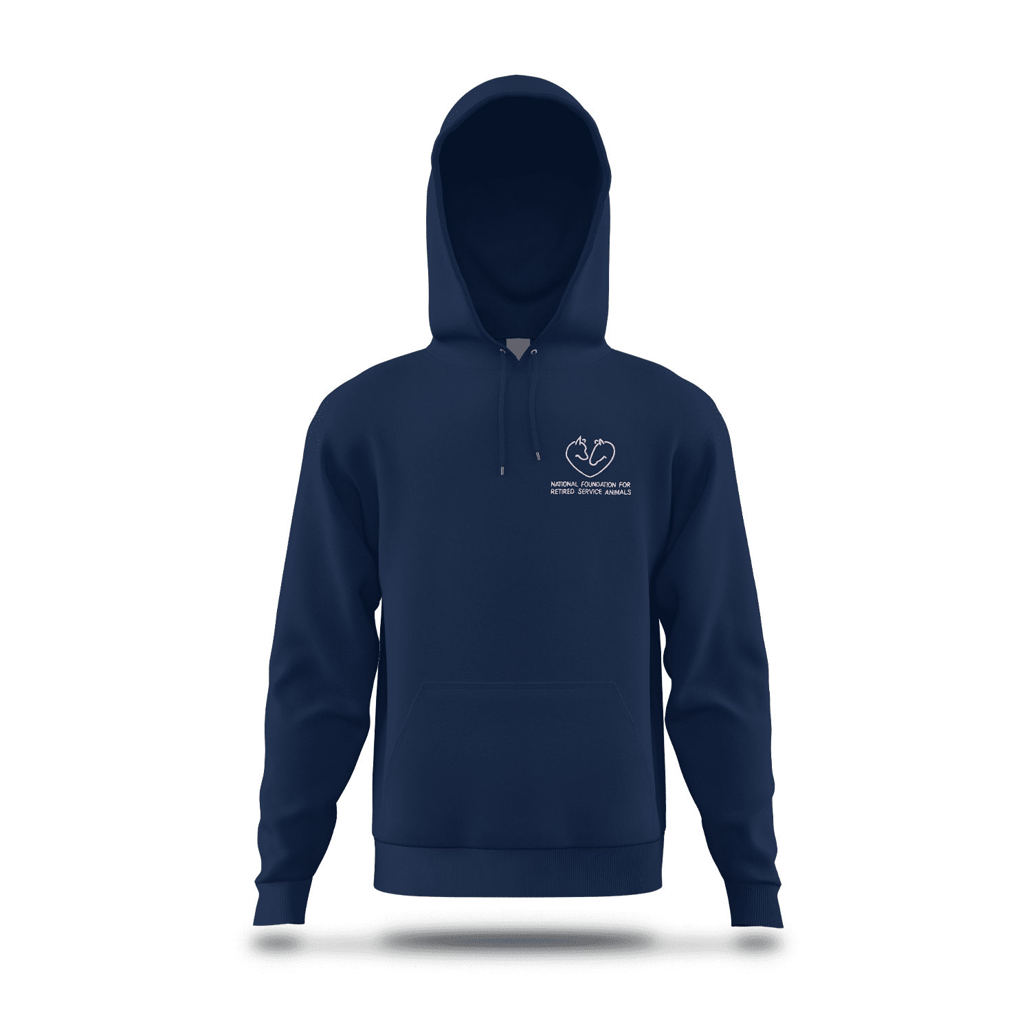 Unisex Cotton Hoodie Stack Logo Edition - Navy - NFRSA