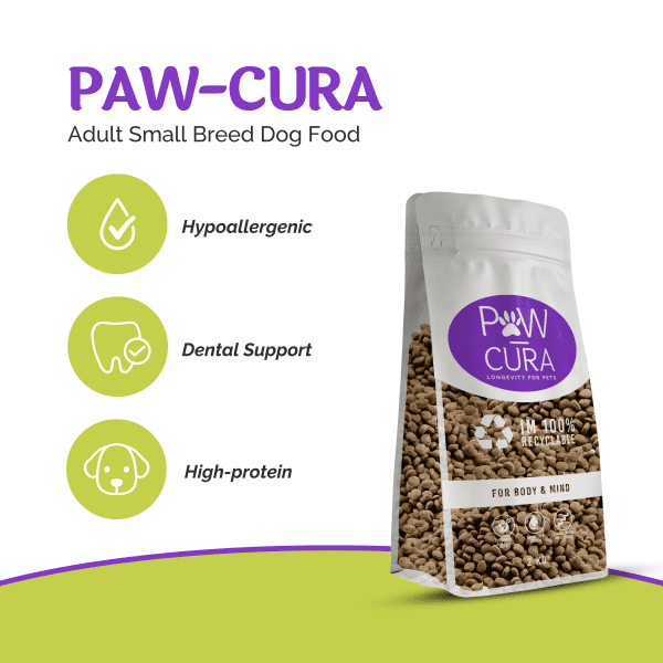 Paw-Cura Adult Small Breed Dry Dog Food (2kg) - Image 6