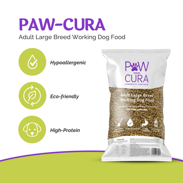 Paw-cura adult large breed dog food 14kg