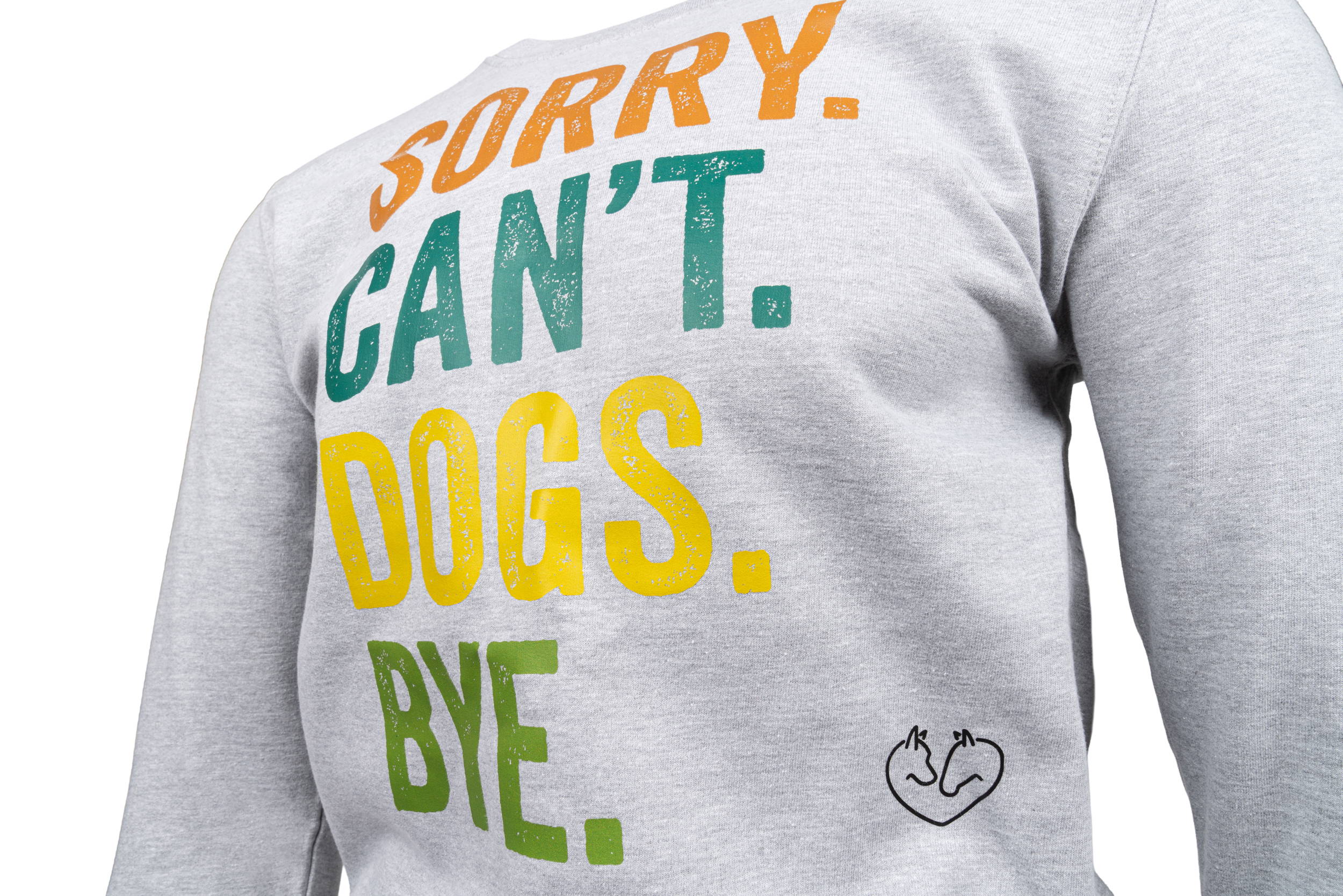 Sorry Cant Dog Grey Jumper