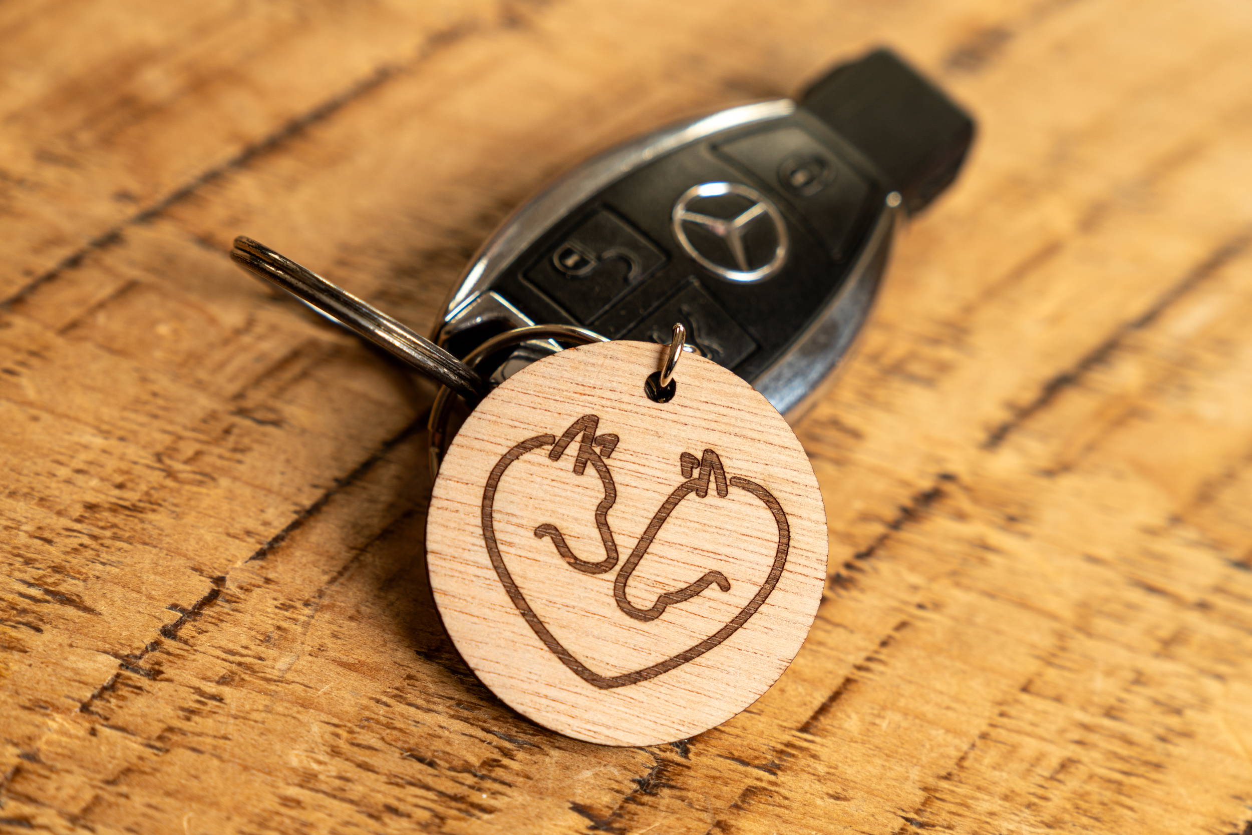 NFRSA Keyring Wooden