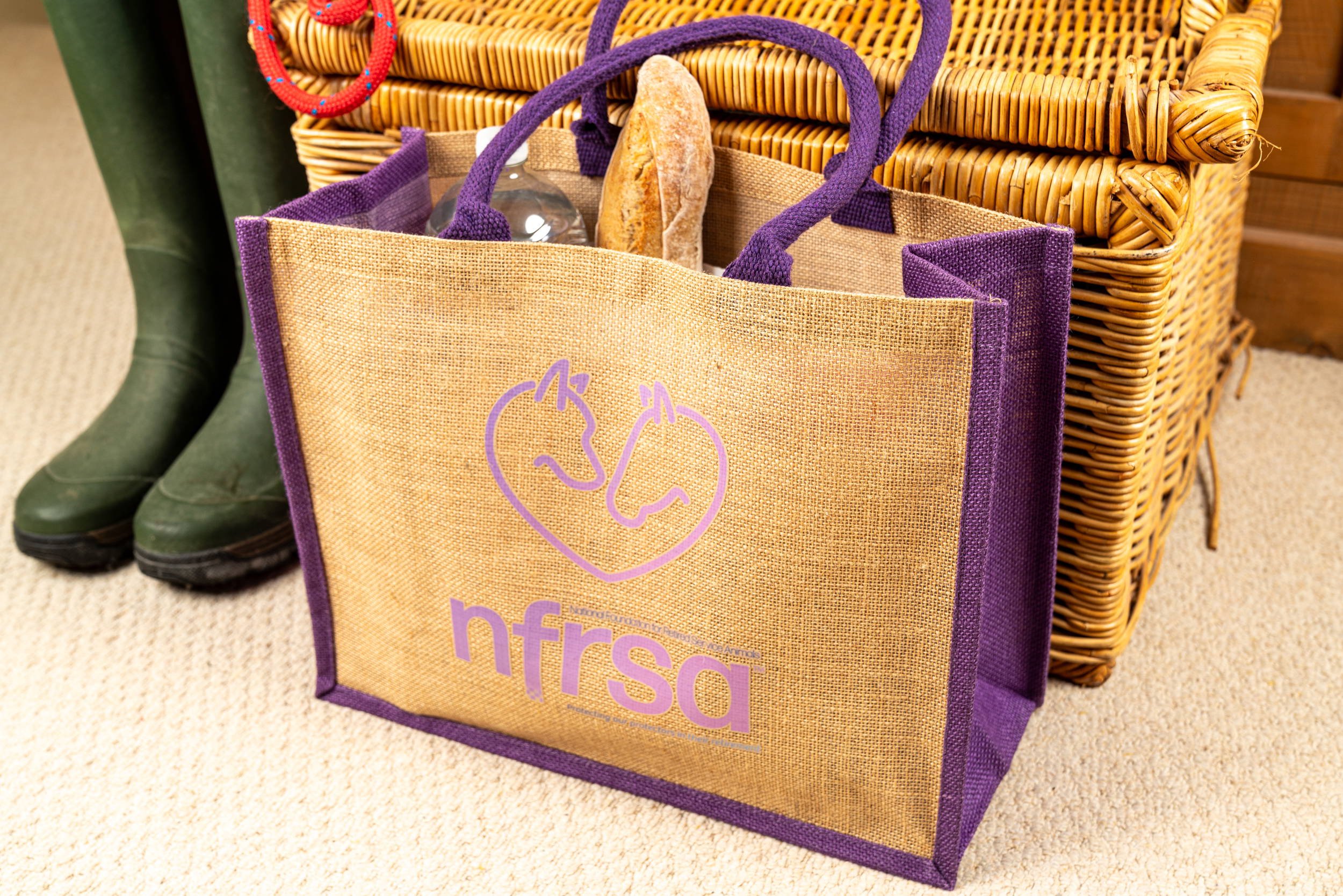 NFRSA Shopping Bag Hessian