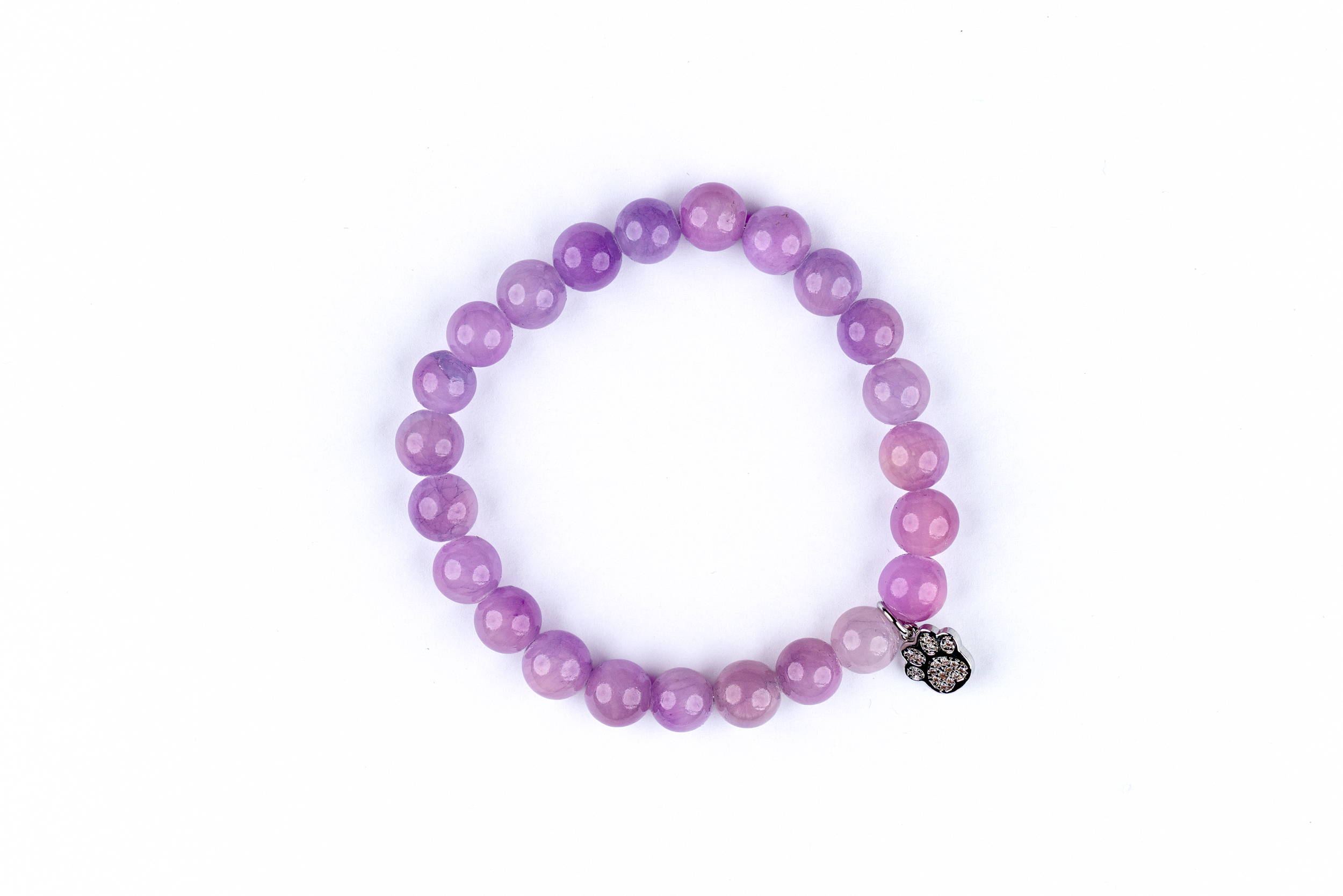 NFRSA Purple Beads Paw