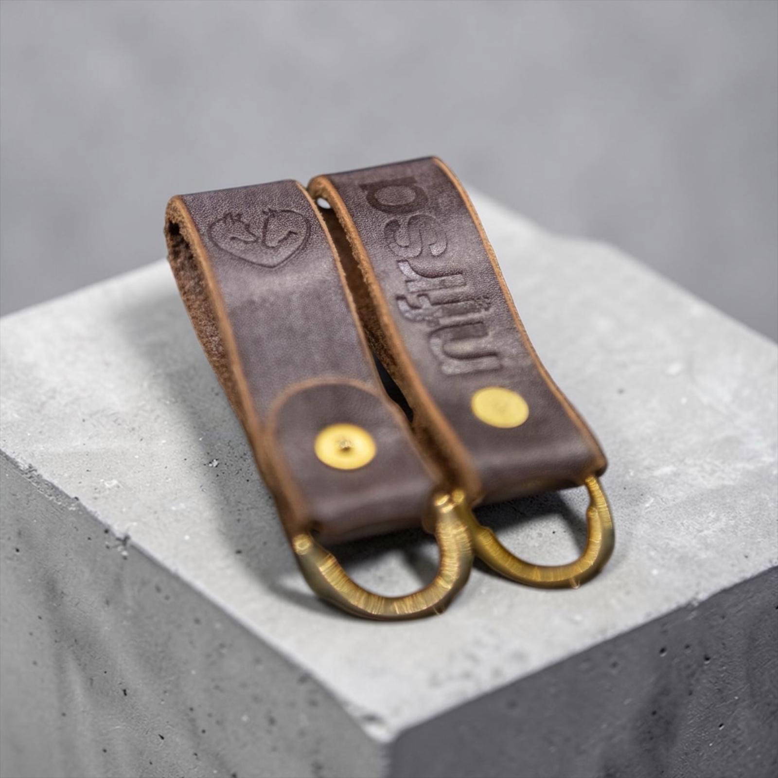 Embossed Leather Keyring - Limited Edition - Image 2