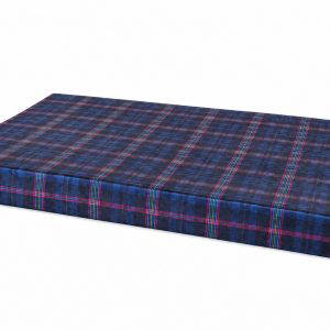 Blue Light Tartan Dog Beds