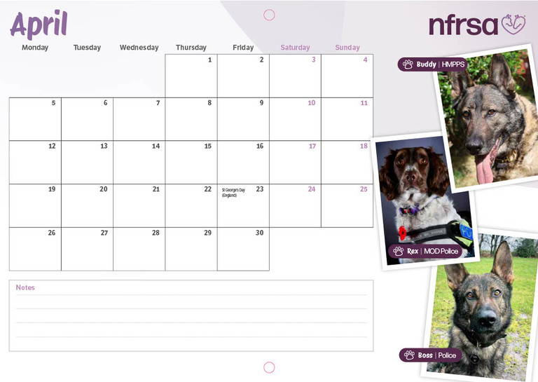 NFRSA Calendar 2027