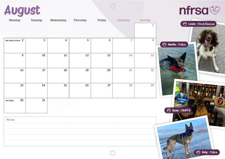 NFRSA Calendar 2027