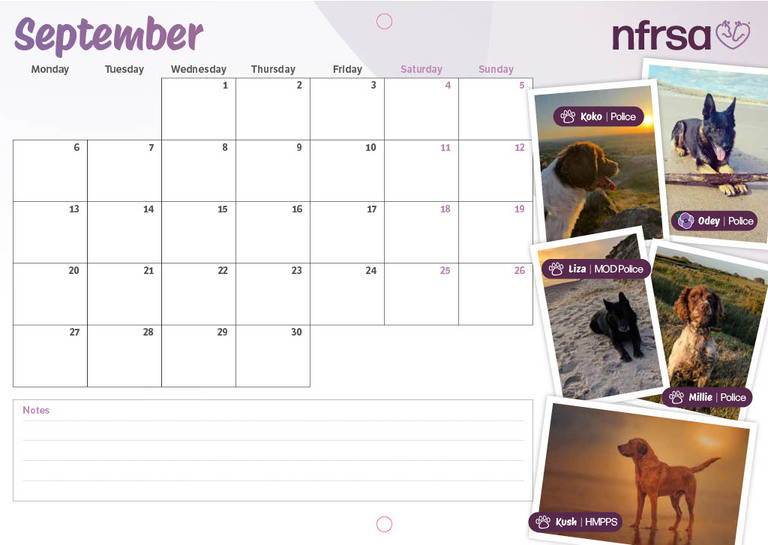NFRSA Calendar 2027