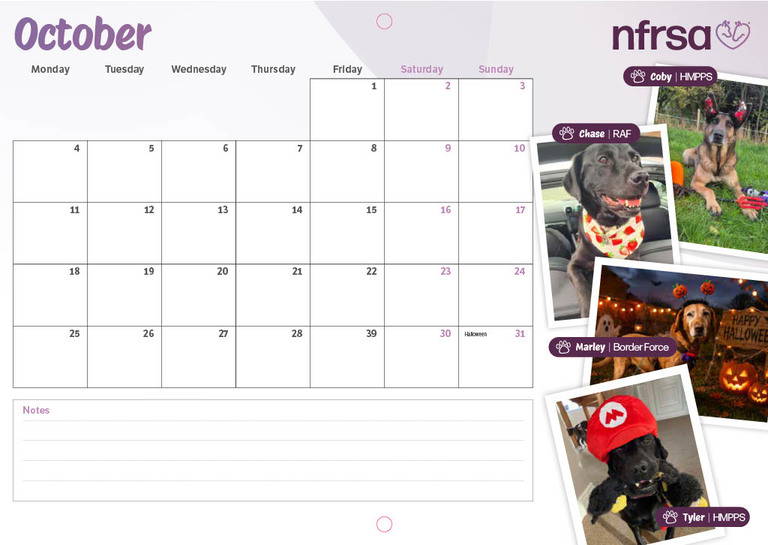 NFRSA Calendar 2027