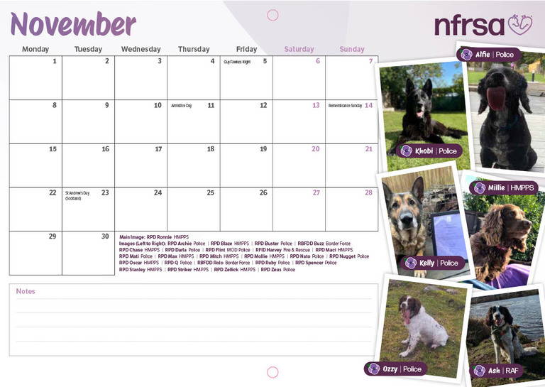 NFRSA Calendar 2027