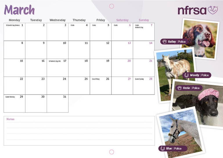 NFRSA Calendar 2027